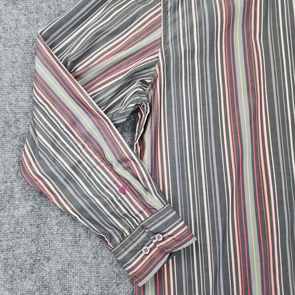 Tommy Bahama Shirt Mens XL Colorful Striped Long Sleeve Casual Career Button Up - Picture 8 of 16